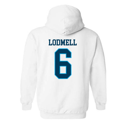 Dakota State - NCAA Football : Devin Lodmell - Classic Shersey Hooded Sweatshirt-1