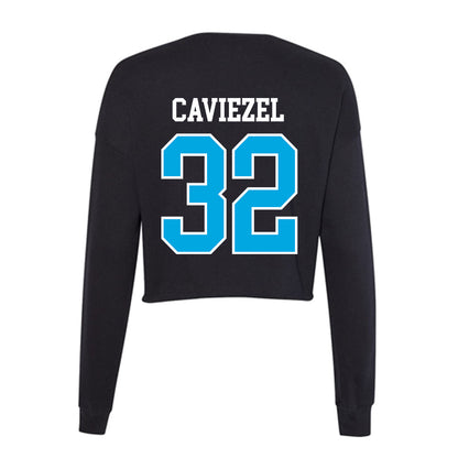 Dakota State - NCAA Football : Matthew Caviezel - Women's Cropped Crew Fleece-1