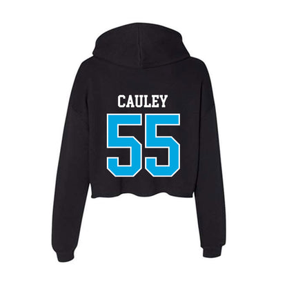 Dakota State - NCAA Football : Kendall Cauley - Women's Crop Fleece Hoodie-1