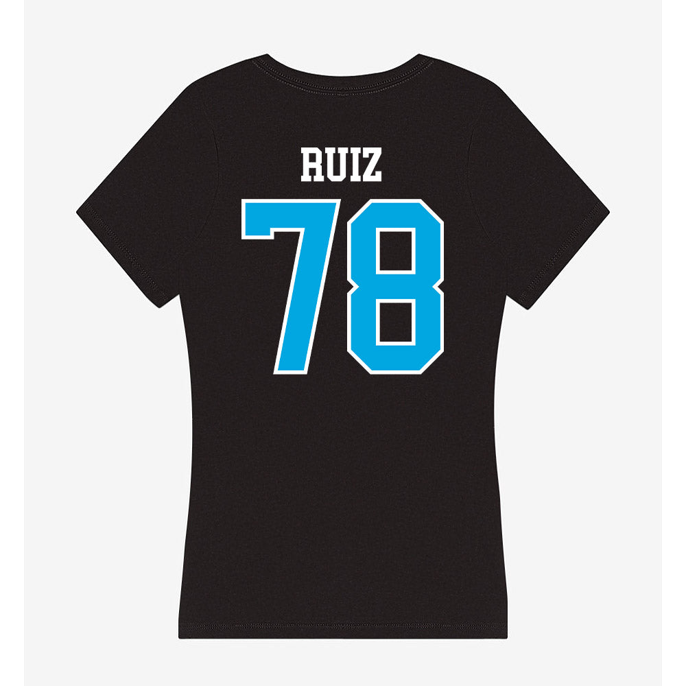 Dakota State - NCAA Football : Uziel Ruiz - Women's V-Neck T-Shirt-1