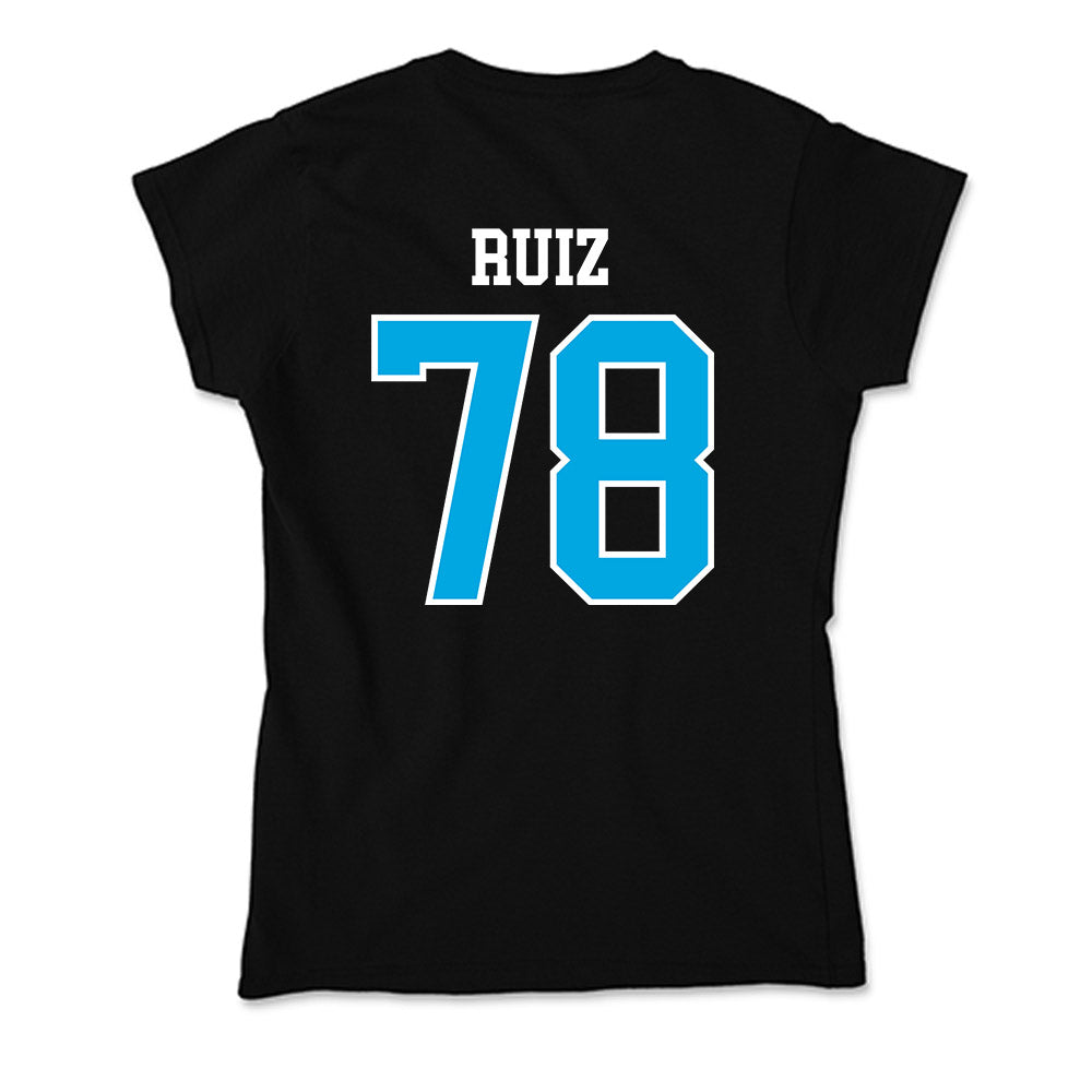Dakota State - NCAA Football : Uziel Ruiz - Soft Style Women’s T-Shirt-1