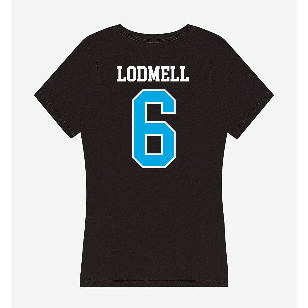Dakota State - NCAA Football : Devin Lodmell - Women's V-Neck T-Shirt-1