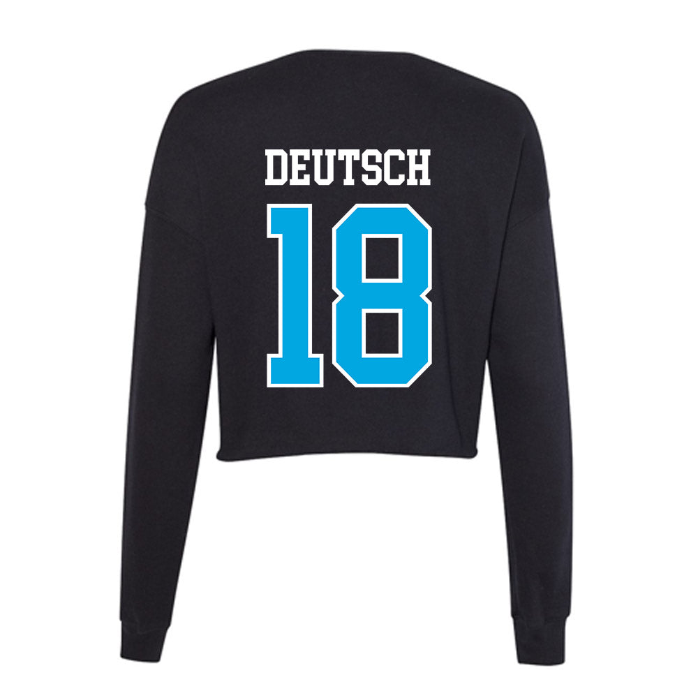 Dakota State - NCAA Football : Lane Deutsch - Women's Cropped Crew Fleece-1
