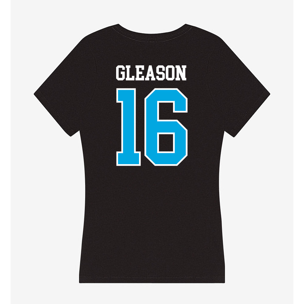 Dakota State - NCAA Football : Kris Gleason - Women's V-Neck T-Shirt-1
