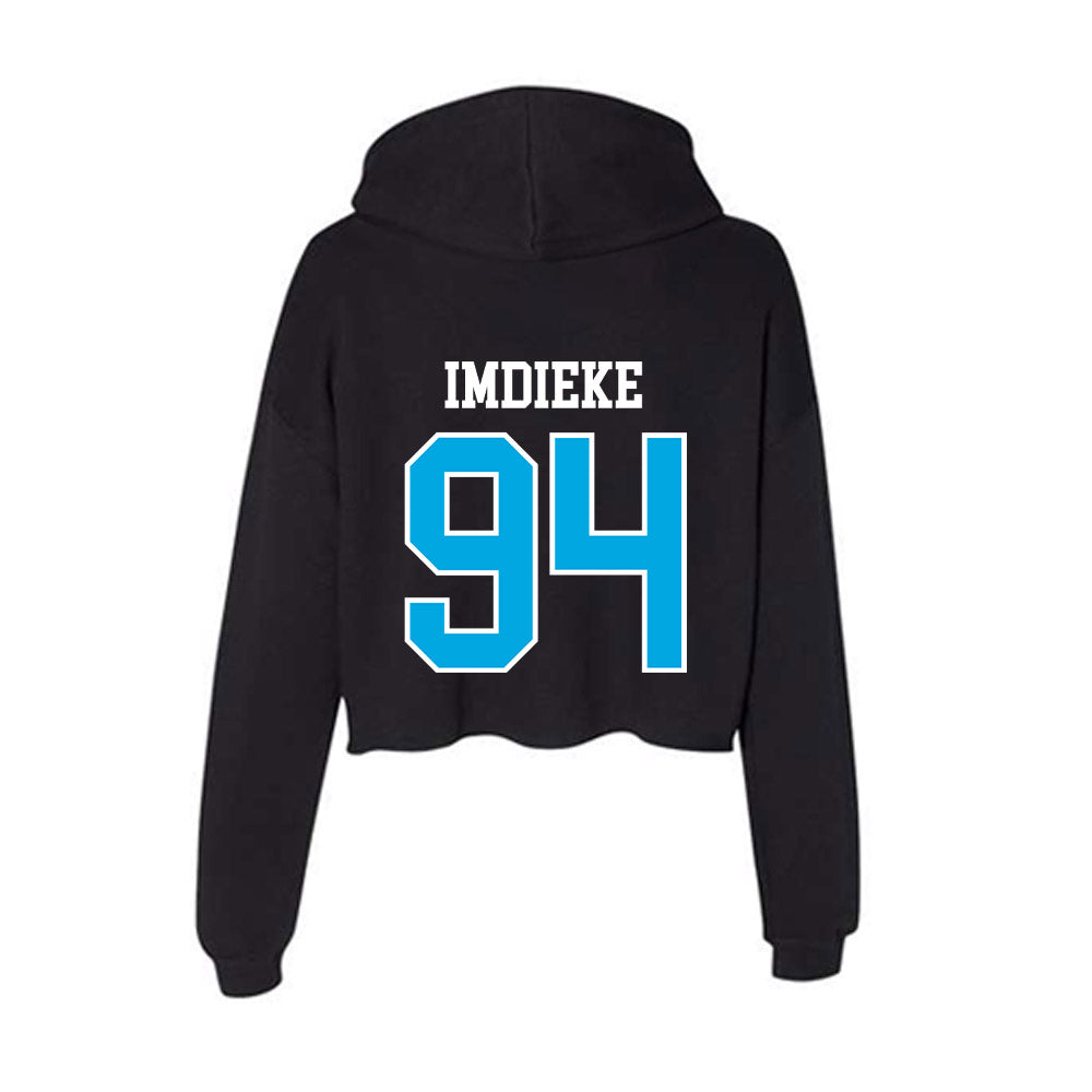 Dakota State - NCAA Football : Jacob Imdieke - Women's Crop Fleece Hoodie-1