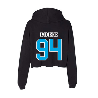 Dakota State - NCAA Football : Jacob Imdieke - Women's Crop Fleece Hoodie-1