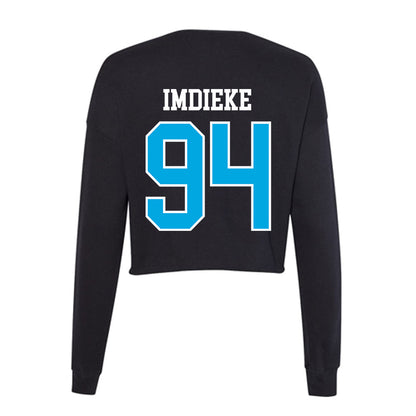 Dakota State - NCAA Football : Jacob Imdieke - Women's Cropped Crew Fleece-1