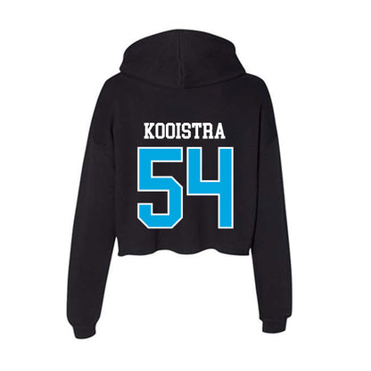 Dakota State - NCAA Football : Oscar Kooistra - Women's Crop Fleece Hoodie-1