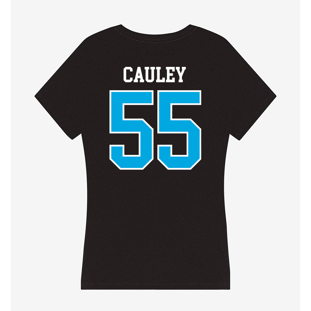 Dakota State - NCAA Football : Kendall Cauley - Women's V-Neck T-Shirt-1