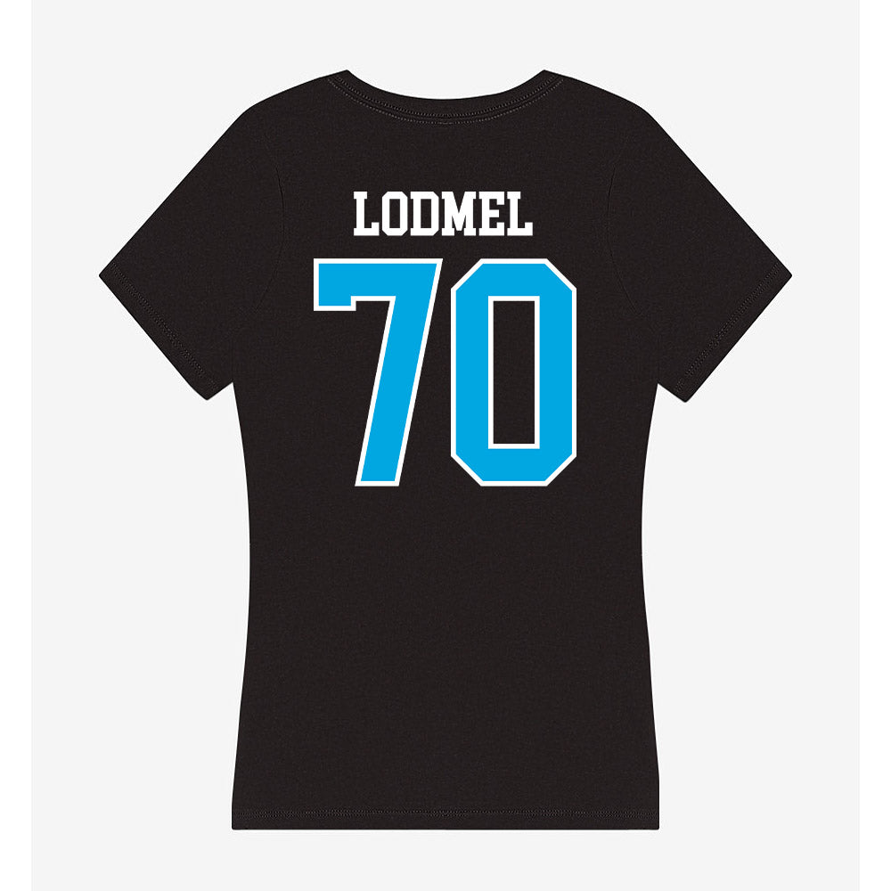 Dakota State - NCAA Football : Lawson Lodmel - Women's V-Neck T-Shirt-1