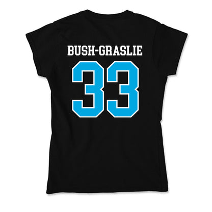 Dakota State - NCAA Football : Spencer Bush-Graslie - Soft Style Women’s T-Shirt-1