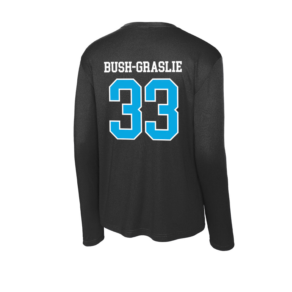 Dakota State - NCAA Football : Spencer Bush-Graslie - Activewear Long Sleeve T-Shirt-1
