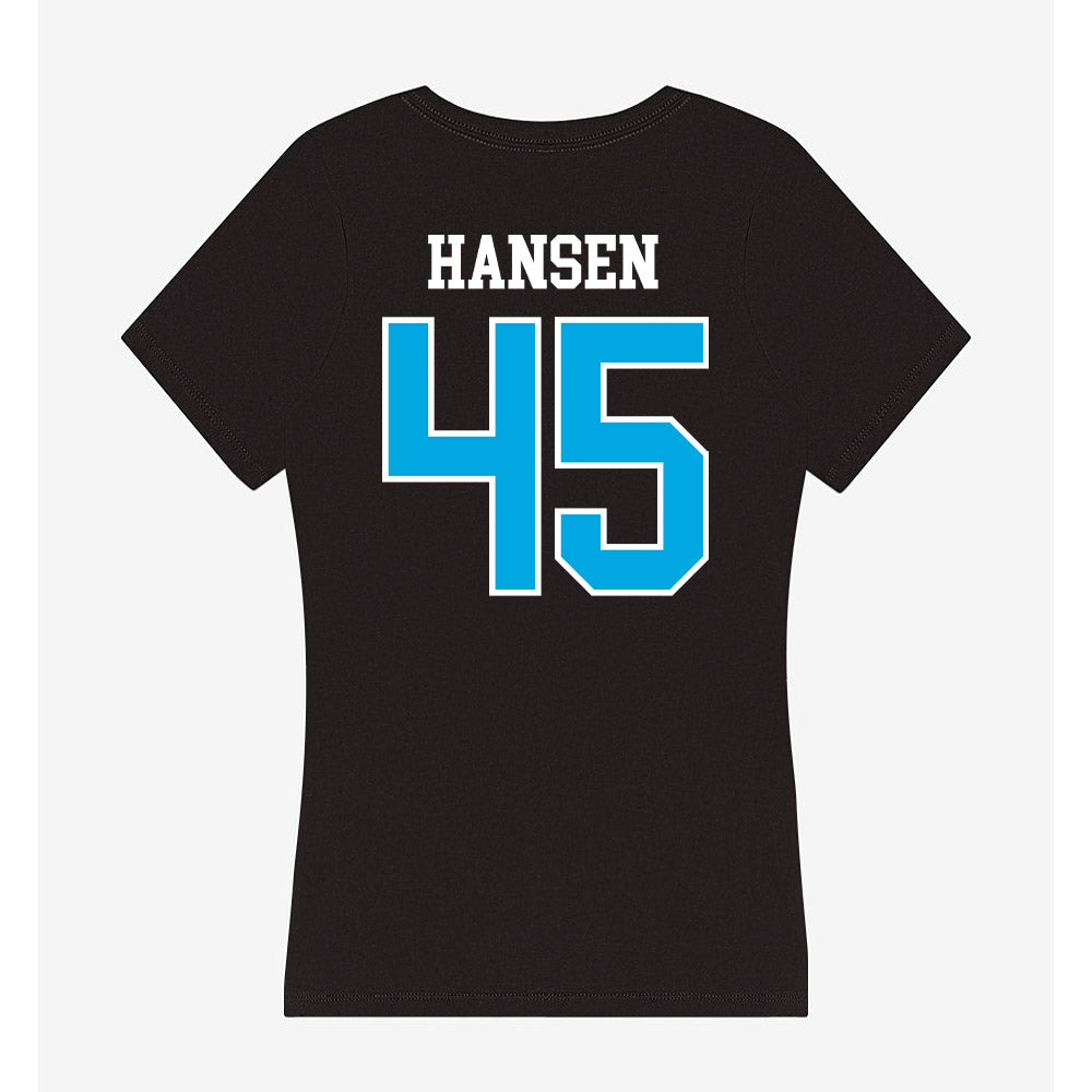 Dakota State - NCAA Baseball : Ben Hansen - Women's V-Neck T-Shirt-1