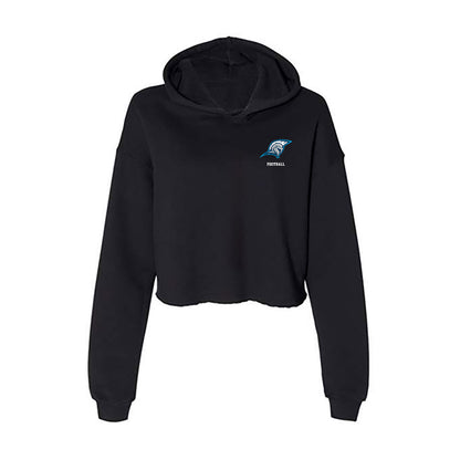 Dakota State - NCAA Football : Isaak Hunter - Women's Crop Fleece Hoodie-0