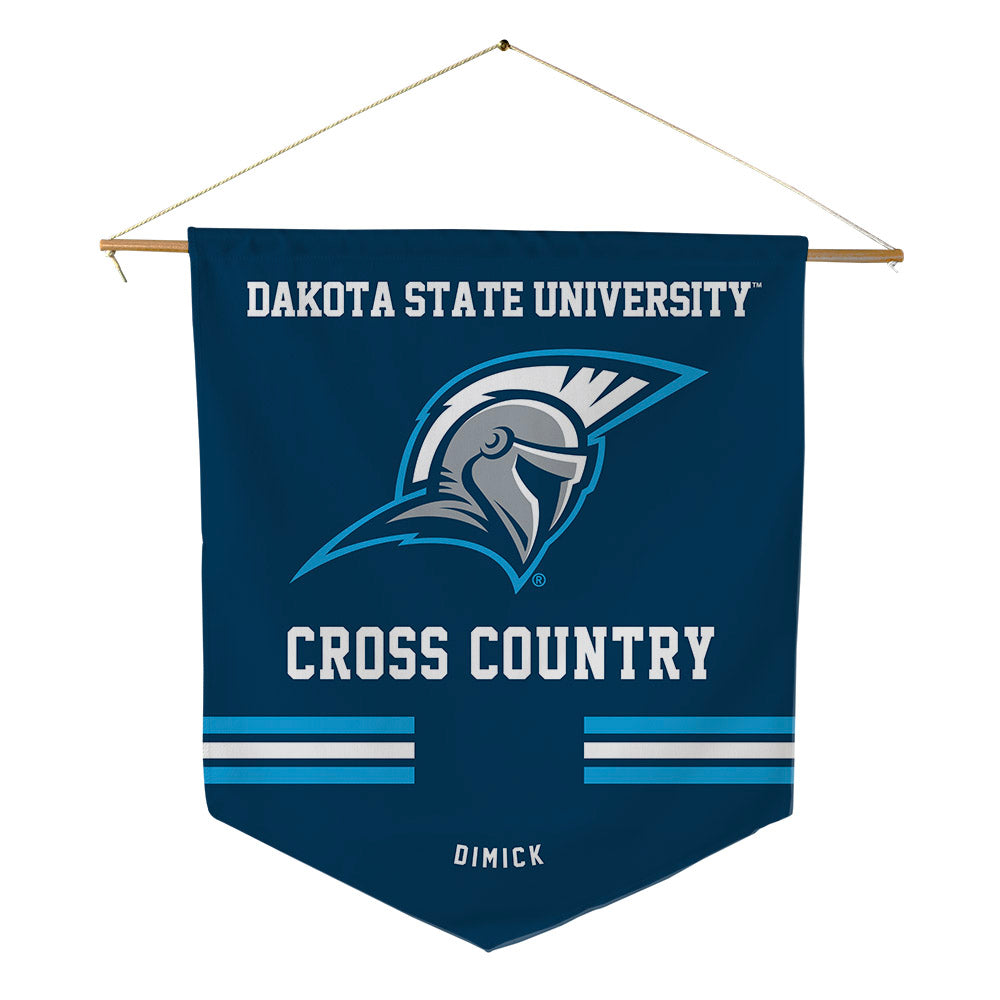 Dakota State - NCAA Men's Cross Country : Hunter Dimick - Pennant - 18" x 21"-0