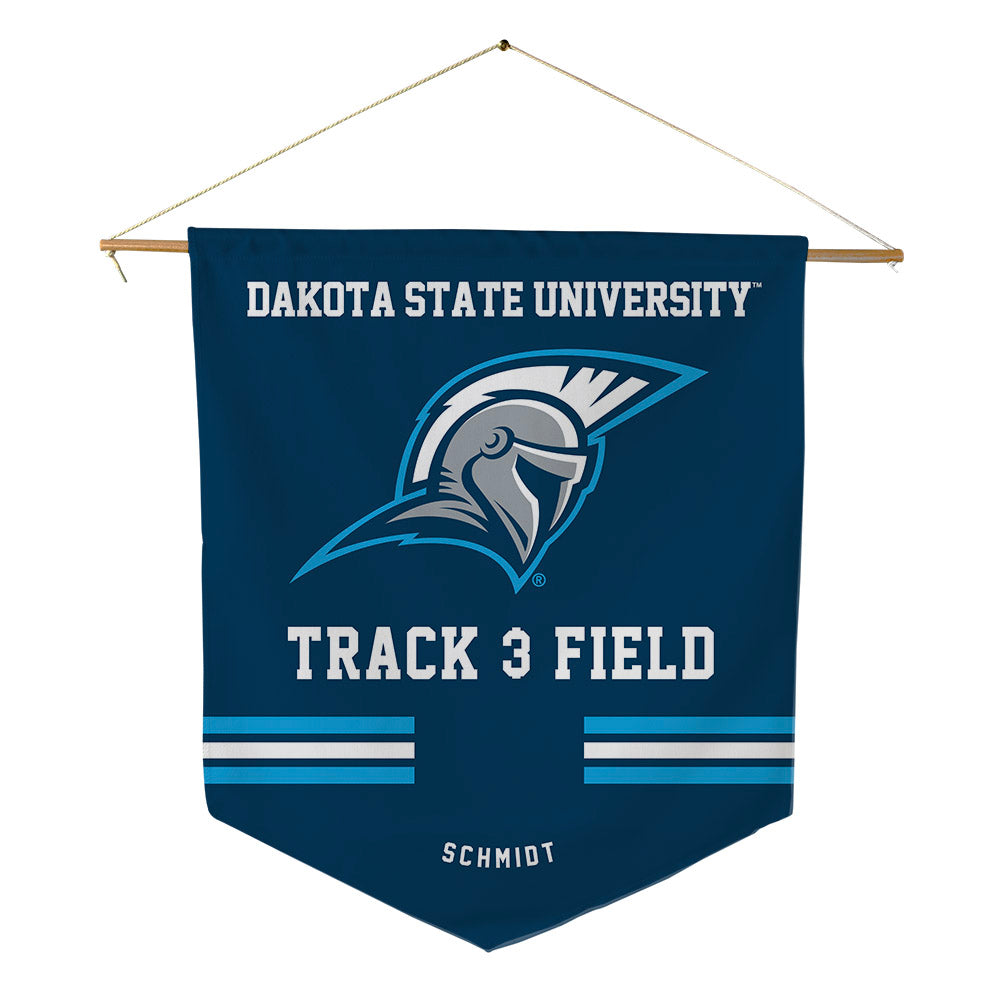 Dakota State - NCAA Men's Track & Field : Connor Schmidt - Pennant - 18" x 21"-0