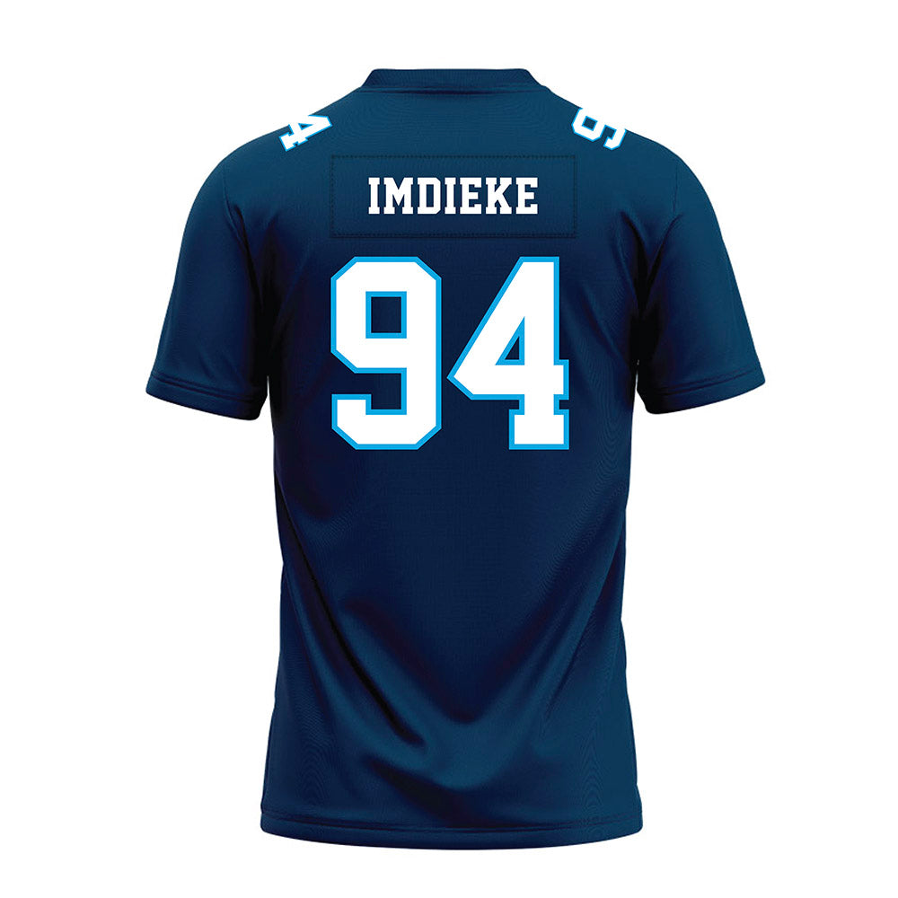 Dakota State - NCAA Football : Jacob Imdieke - Navy Premium Football Jersey-1