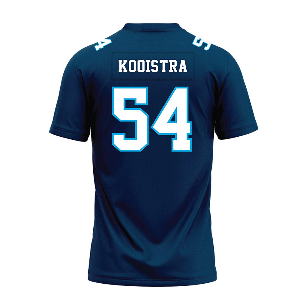 Dakota State - NCAA Football : Oscar Kooistra - Navy Premium Football Jersey-1