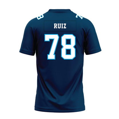 Dakota State - NCAA Football : Uziel Ruiz - Navy Premium Football Jersey-1