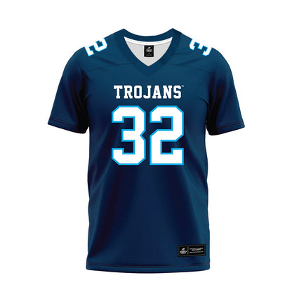Dakota State - NCAA Football : Matthew Caviezel - Navy Premium Football Jersey-0
