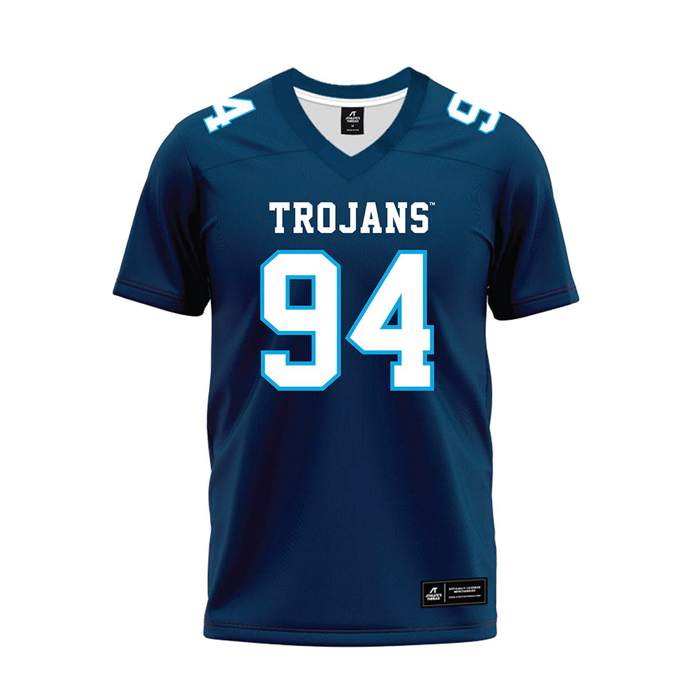 Dakota State - NCAA Football : Jacob Imdieke - Navy Premium Football Jersey-0