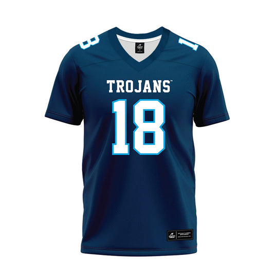 Dakota State - NCAA Football : Lane Deutsch - Navy Premium Football Jersey-0