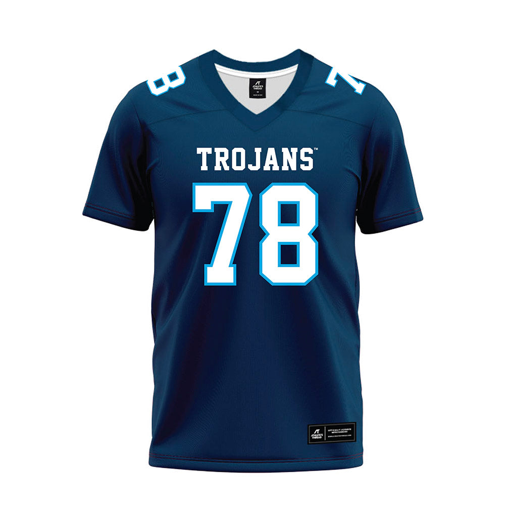 Dakota State - NCAA Football : Uziel Ruiz - Navy Premium Football Jersey-0