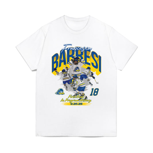Delaware - NCAA Ice Hockey : Francesca Barresi - Collage Comfort Colors T-Shirt-0
