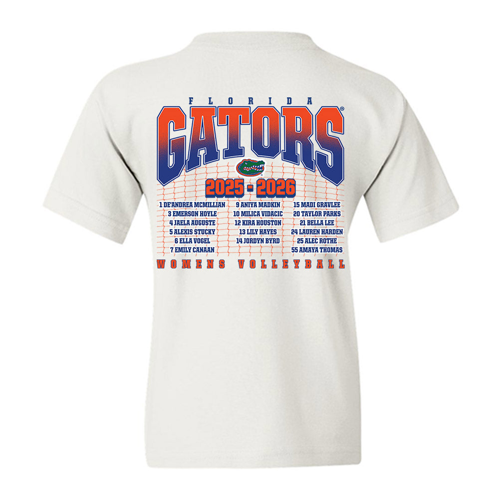 Florida - NCAA Women's Volleyball : - Roster Youth T-Shirt-1