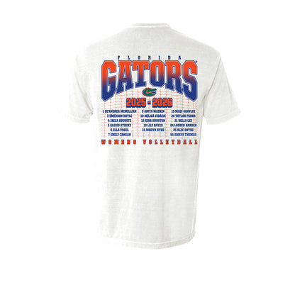 Florida - NCAA Women's Volleyball : - Roster Short Sleeves Pocket T-Shirt-1