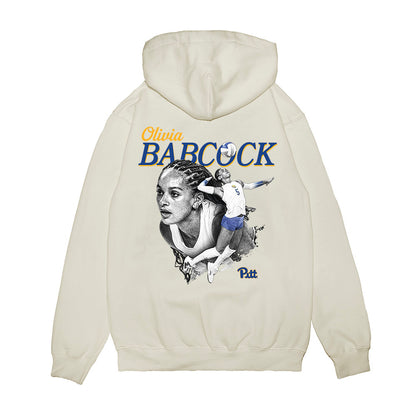 Pittsburgh - NCAA Women's Volleyball : Olivia Babcock - Collage Premium Hooded Sweatshirt-1