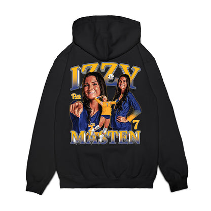 Pittsburgh - NCAA Women's Volleyball : Izzy Masten - Collage Premium Hooded Sweatshirt-1
