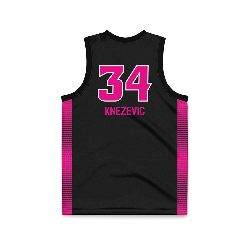 VCU - NCAA Women's Basketball : Katarina Knezevic - Black Basketball Jersey-1