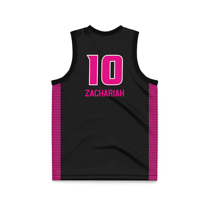 VCU - NCAA Women's Basketball : Ann Zachariah - Black Basketball Jersey-1