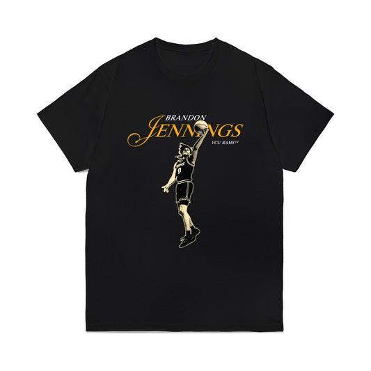 VCU - NCAA Men's Basketball : Brandon Jennings - Legacy Comfort Colors T-Shirt-0