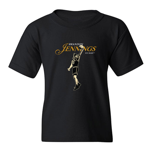 VCU - NCAA Men's Basketball : Brandon Jennings - Legacy Youth T-Shirt-0