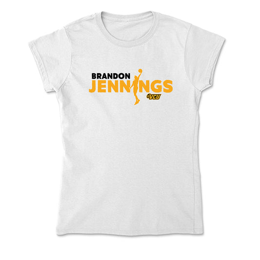 VCU - NCAA Men's Basketball : Brandon Jennings - Graphic Tee Soft Style Women’s T-Shirt-0