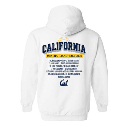 UC Berkeley - NCAA Women's Basketball : Roster Shirt Hooded Sweatshirt-1