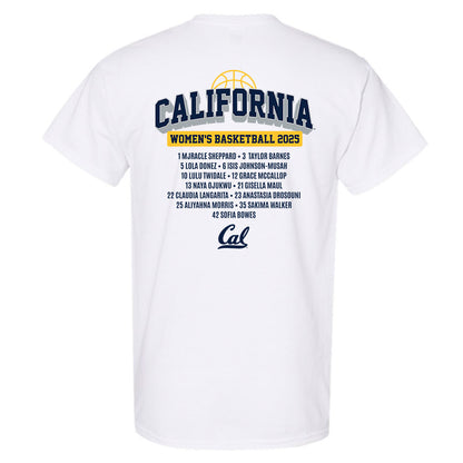 UC Berkeley - NCAA Women's Basketball : Roster Shirt T-Shirt-1
