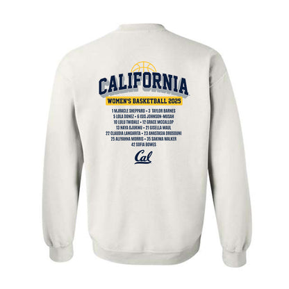 UC Berkeley - NCAA Women's Basketball : Roster Shirt Crewneck Sweatshirt-1