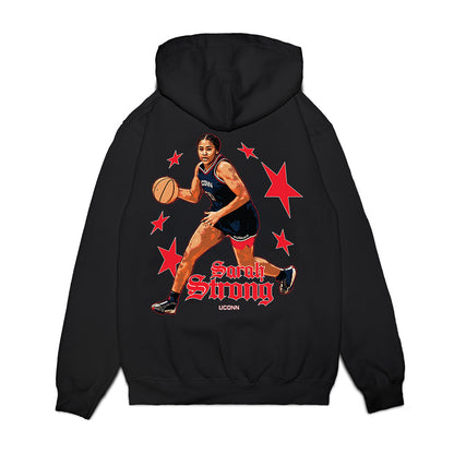 UConn - NCAA Women's Basketball : Sarah Strong - Collage Premium Hooded Sweatshirt-1