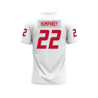 New Mexico - NCAA Football : Scottre Humphrey - White Premium Football Jersey-1