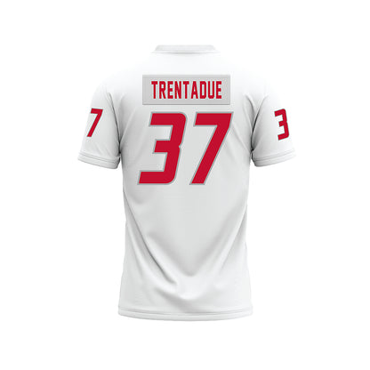 New Mexico - NCAA Football : Johnathan Trentadue - White Premium Football Jersey-1