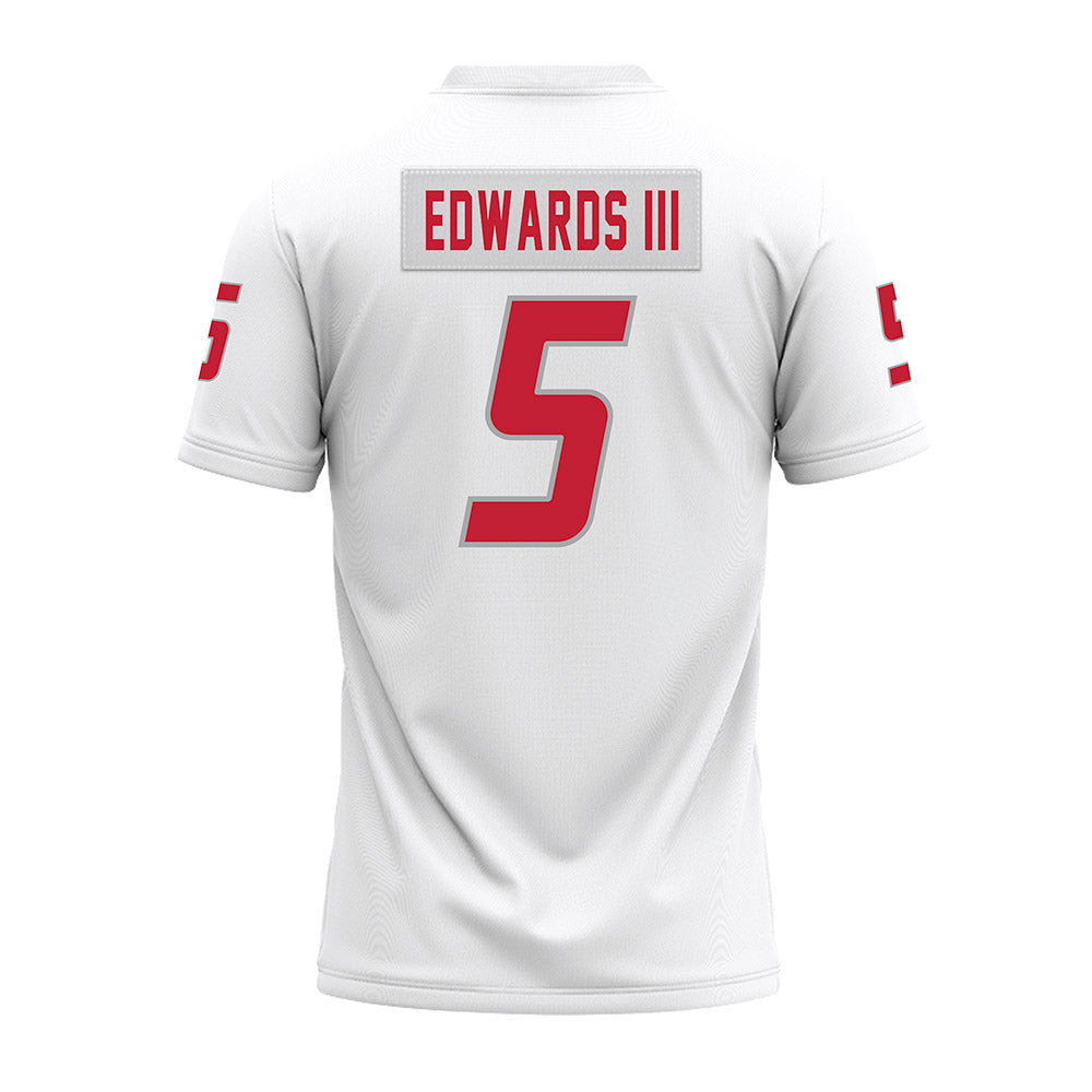 New Mexico - NCAA Football : Frankie Edwards III - White Premium Football Jersey-1
