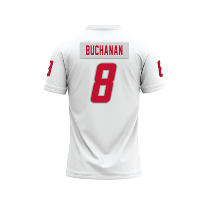 New Mexico - NCAA Football : Deshaun Buchanan - White Premium Football Jersey-1