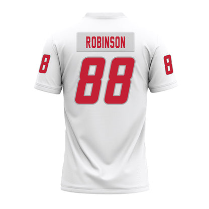 New Mexico - NCAA Football : Ajahvea Robinson - White Premium Football Jersey-1