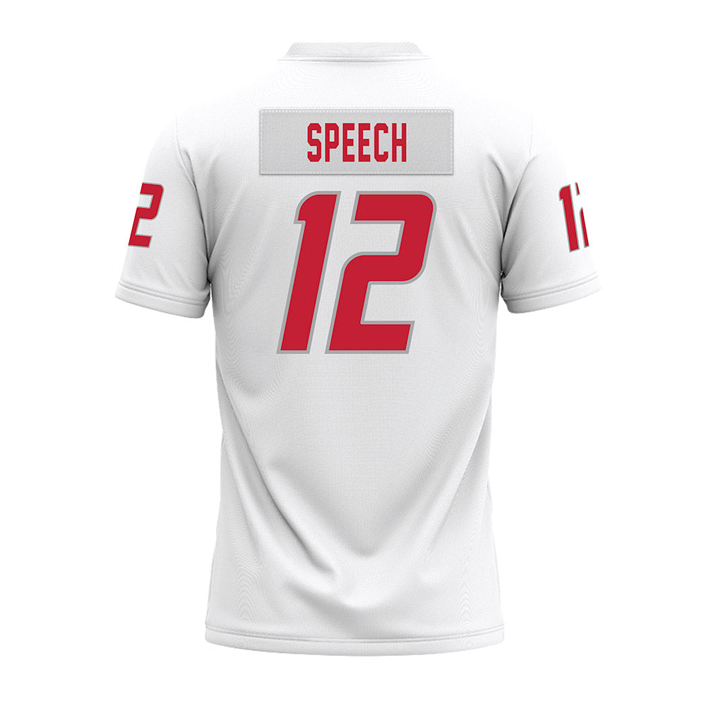 New Mexico - NCAA Football : Drew Speech - White Premium Football Jersey-1