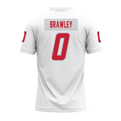 New Mexico - NCAA Football : Austin Brawley - White Premium Football Jersey-1