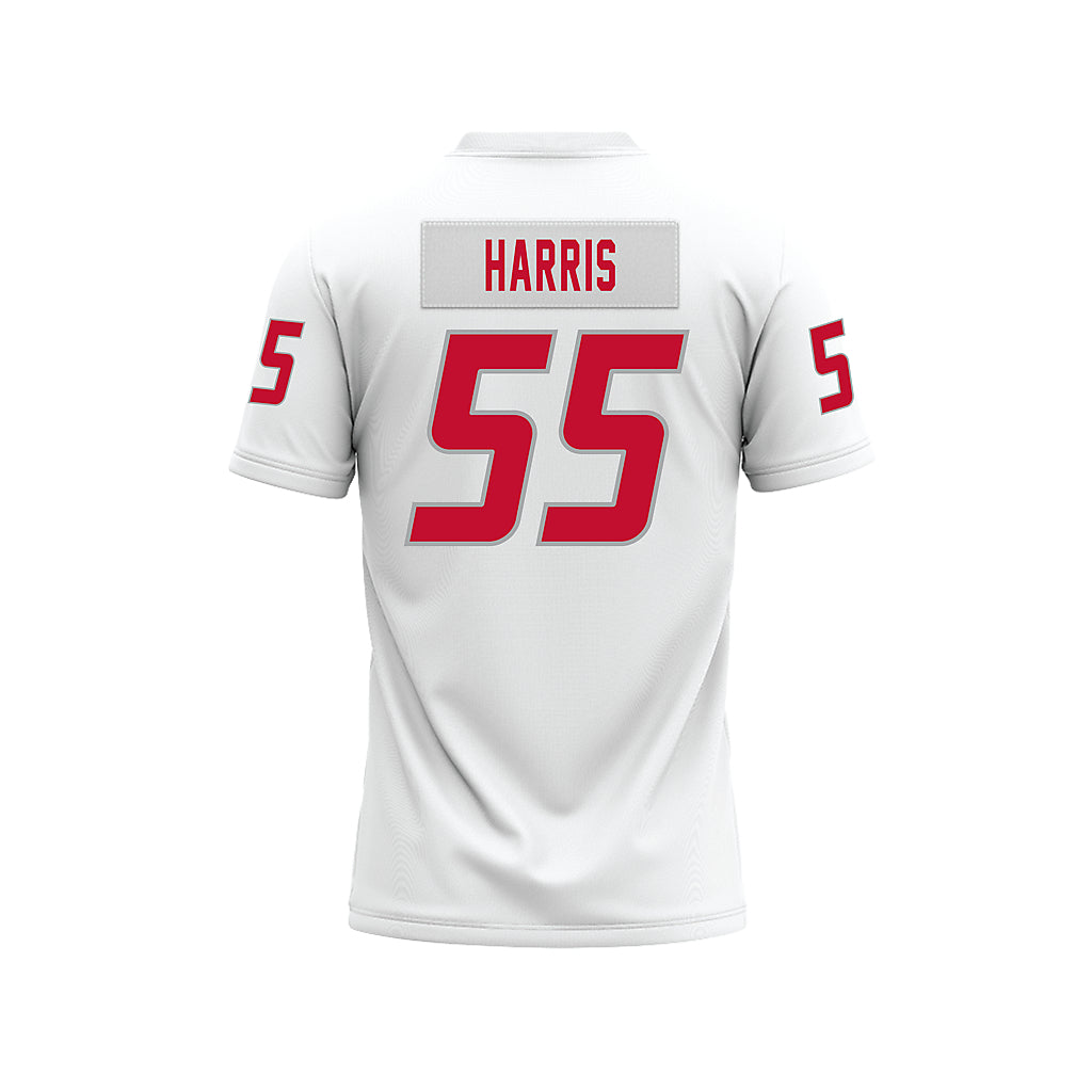 New Mexico - NCAA Football : Elvin Harris - White Premium Football Jersey-1