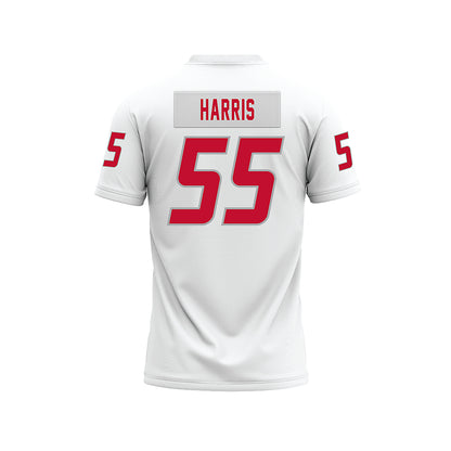 New Mexico - NCAA Football : Elvin Harris - White Premium Football Jersey-1